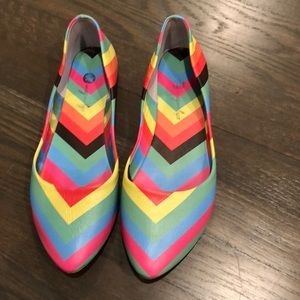 Colorful flats